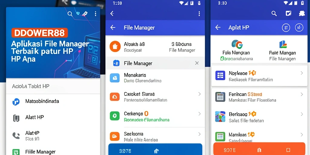 Antarmuka DOWER88 menampilkan fungsi pengelolaan file yang efisien dan user-friendly.
